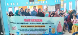 Pelaksanaan Pekan Imunisasi Nasional (PIN) Di Kampung Sukarame