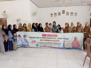 Kepala Kampung Negeri Mulya Kecamatan Gunung Labuhan Dampingi Pelaksanaan PIN (POLIO)