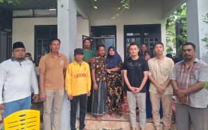 Kadis Pariwisata Lamsel dan Rio By The Beach Kunjungi Keluarga Korban Tenggelam di Tulang Bawang