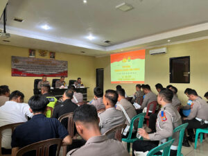 Polres Way Kanan Gelar Latpra Ops Patuh Krakatau 2024