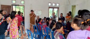 Pekan Imunisasi Nasional Polio (PIN Polio) Ke dua Di kampung Bali Sadhar Utara Tahun 2024