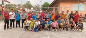 Kepala Kampung Bali Sadhar Utara, Membuka Turnamen Bola Voli Putra Antar RT