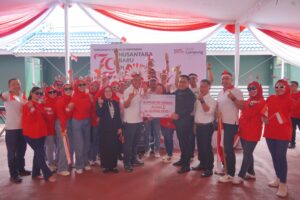 Bank Lampung Menyala Diperingatan HUT RI Ke-79 