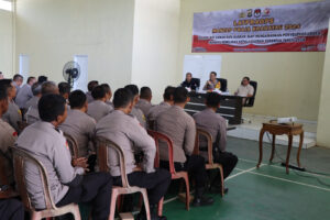 Latpra Operasi Mantap Praja Krakatau 2024, Polres Way Kanan dan Jajaran Siap Amankan Pilkada Serentak