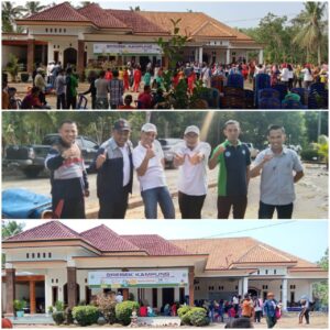 PT PSM Gerbek Kampung Karang Agung dan Gelar Olahraga Jalan Sehat Bersama Masyarakat