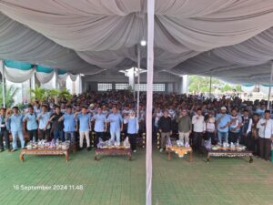 Pengukuhan Tim Laba-Laba Kecamatan Negara Batin dan Negeri Besar