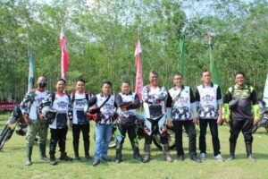 Seribuan Crosser Menjajal Track Kebun Karet PTPN Way Berulu