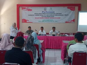 Dinas Kesehatan Lamsel Sosialisasi Perda No 2 Tahun 2022