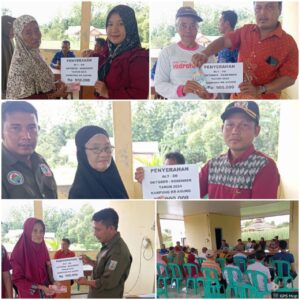 Kampung Karang Agung Salurkan BLT DD Kepada 25 KPM