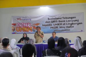Grebek UMKM Bank Lampung Sapa Pelaku UMKM di PKOR Way Halim 