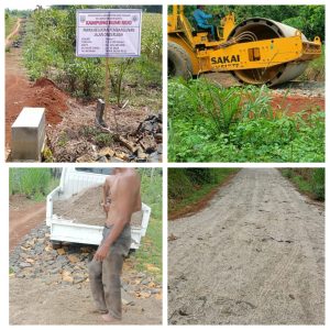 Dana Desa 2024 Kampung Bumi Rejo Kecamatan Baradatu  Bangun Jalan Onderlagh