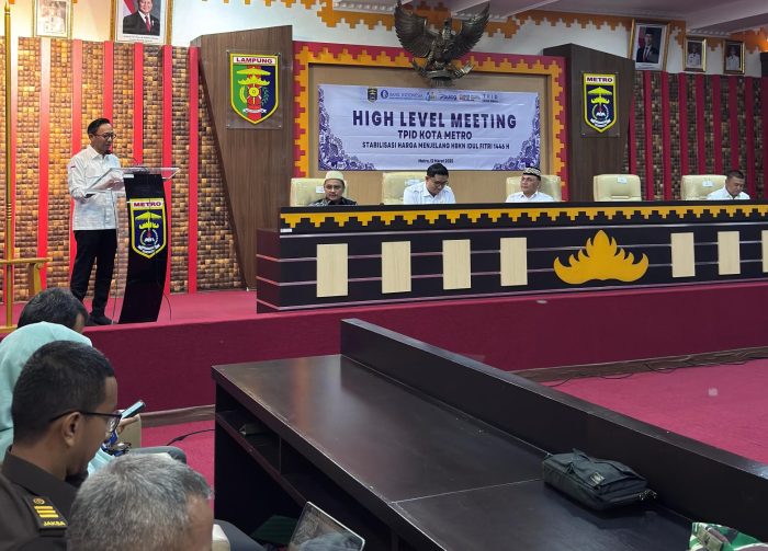 TPID Kota Metro Siapkan Strategi Stabilisasi Harga Jelang HBKN Idulfitri 1446 H