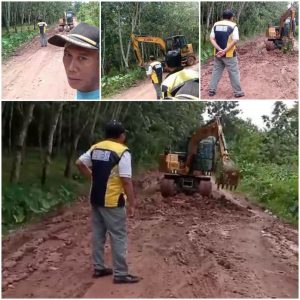 Kabar Baik Akses Jalan Provinsi Penghubung Antar Dua Kecamatan, Telah Diperbaiki