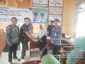 Banjar Ratu Tebar Berkah, 31 Warga Terima BLT DD Tahun 2025