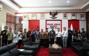 Bupati Lampung Selatan Terima Audiensi Praswad Nugraha