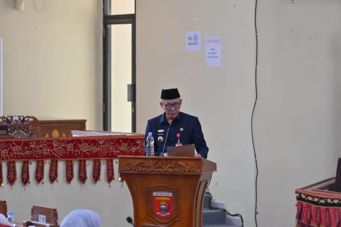 LKPj Kepala Daerah Tahun 2024 Disahkan DPRD Lambar