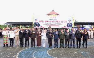 Sekda Supriyanto Hadiri HUT Bhayangkara ke-79