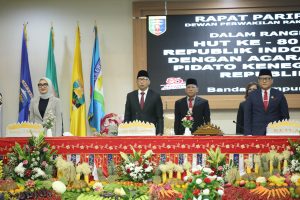 Gubernur Hadiri Rapat Paripurna Istimewa DPRD Provinsi Lampung, Dengarkan Pidato Kenegaraan Presiden Prabowo Subianto dalam Rangka HUT RI ke- 80