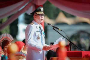Upacara HUT RI ke-80, Gubernur Lampung Serukan Semangat Wujudkan Indonesia Emas 2045