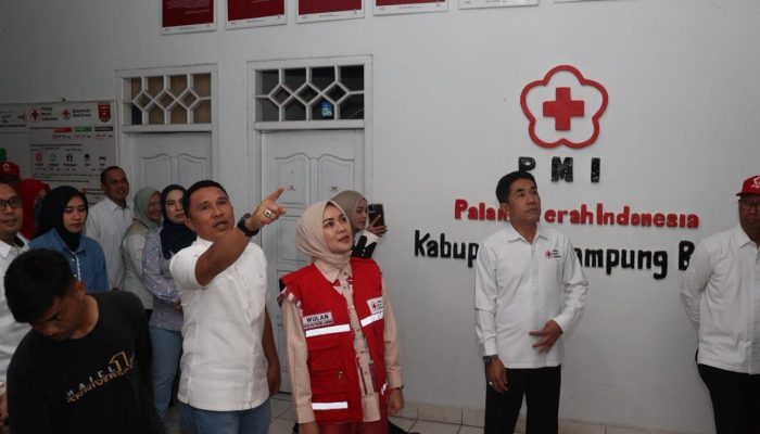 Ketua PMI Lampung Ibu Purnama Wulan Sari Kunjungi Lampung Barat, Kobarkan Semangat Relawan Kemanusiaan