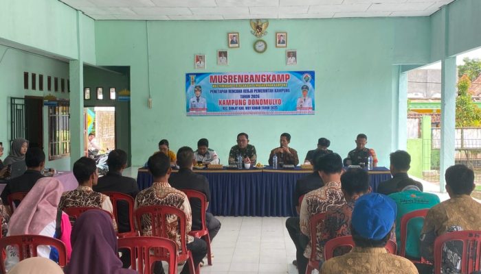 Musyawarah Perencanaan Pembangunan Kampung dan Penetapan Rencana Kerja Kampung Donomulyo Tahun 2026
