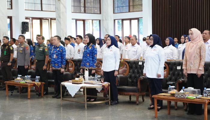 Pelantikan Pengurus PMI 8 Kabupaten/Kota, Wagub Jihan Serukan Aksi Nyata dan Ketulusan Melayani