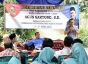Agus Sartono Reses di Desa Budidaya : Infrastruktur dan Kesehatan jadi Usulan Utama