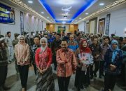 Prosesi Pelepasan Purnabakti Kepala Dinas Perkebunan Provinsi Lampung Berlangsung Khidmat