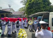 Pemprov Lampung Beri Penghormatan Terakhir kepada Almarhum Kopda Marinir Muhammad Mahfudi, yang Jadi Korban dalam Tugas Bencana Longsor di Jawa Barat