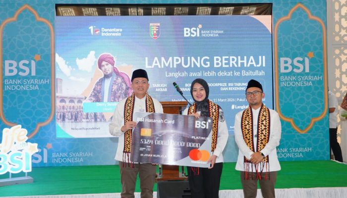 Wagub Jihan Apresiasi BSI, Program Lampung Berhaji Perkuat Literasi Keuangan Syariah