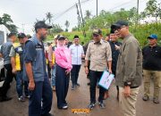 Bupati Pesawaran Dampingi Gubernur Tinjau Ruas Jalan Provinsi